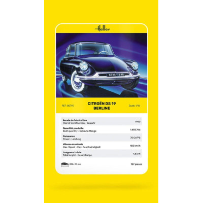 Heller Citroen DS 19 1:16 | RCsvet