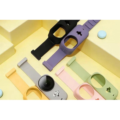 DJI Osmo Nano - Barevný silikonový řemínek na zápěstí pro DJI Osmo Nano (Black)