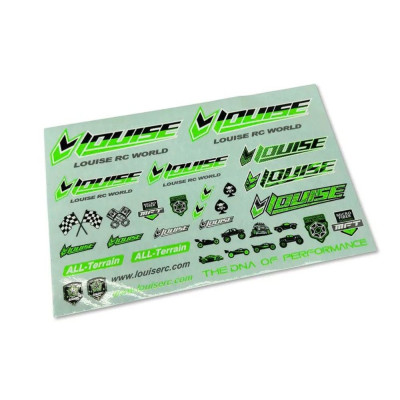 Louise RC - RC matricák, zöld | RCsvet