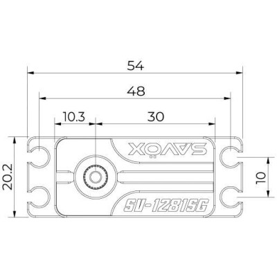 SV-1281SG HiVOLT digitální servo (60kg-0,14s/60°)