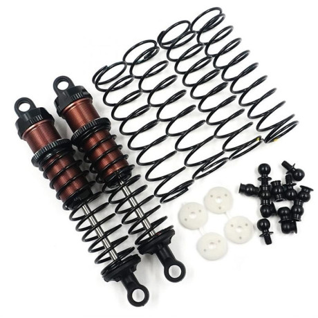 Hliníkové olejové tlumiče Big Bore Go, černé 90mm ( 2 ks )