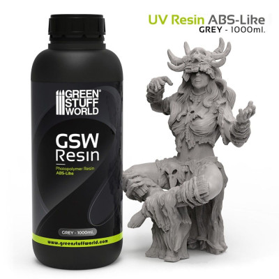 3D nyomtató gyanta – ABS-szerű szürke 1000ml | RCsvet