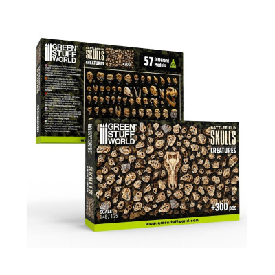 300x Harcos Lények Koponyái 1:48-1:35 | RCsvet