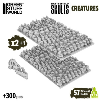 300x Harcos Lények Koponyái 1:48-1:35 | RCsvet