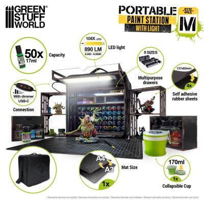 Miniatűr hordozható festőállomás | RCsvet