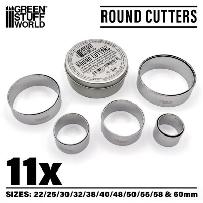 Kerek talpas vágó - 11 darabos készlet | RCsvet