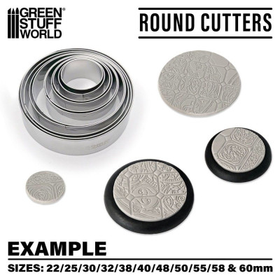 Kerek talpas vágó - 11 darabos készlet | RCsvet