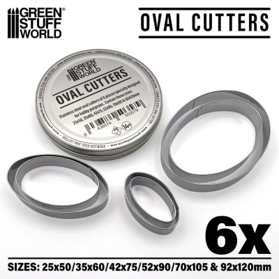 Ovális talpas vágó - 6 darabos készlet | RCsvet