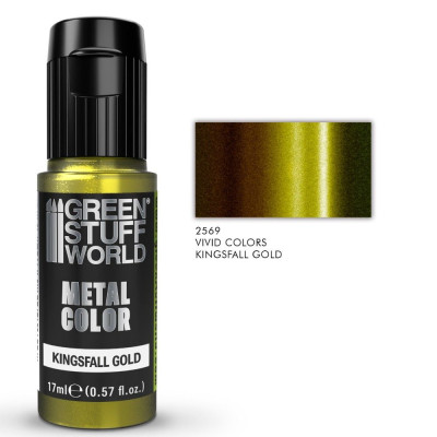 Élénk metál festék - Kingsfall Gold 17ml | RCsvet