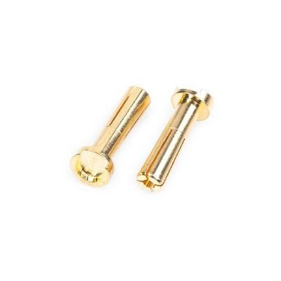 Works Team 4mm/G4 Gold zlaté konektory, délka 18mm, 4 ks