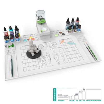 Szilikon festőszőnyeg szélekkel | RCsvet