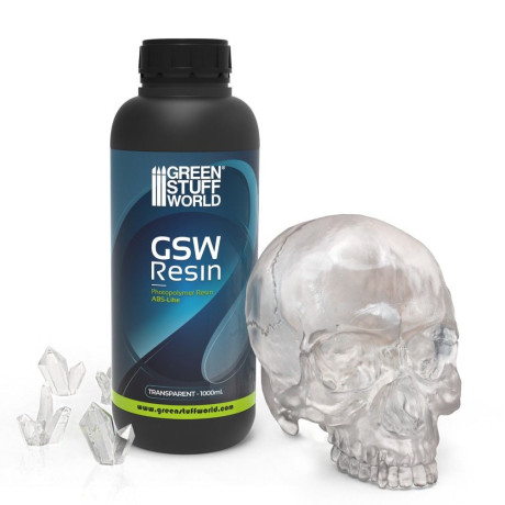 3D nyomtatókhoz való gyanta - ABS-szerű átlátszó 1000ml | RCsvet