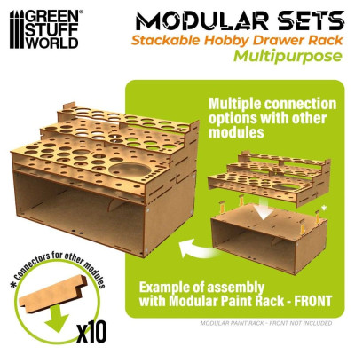 Rakásolható, nyitott tárolómodul mágnesekkel | RCsvet