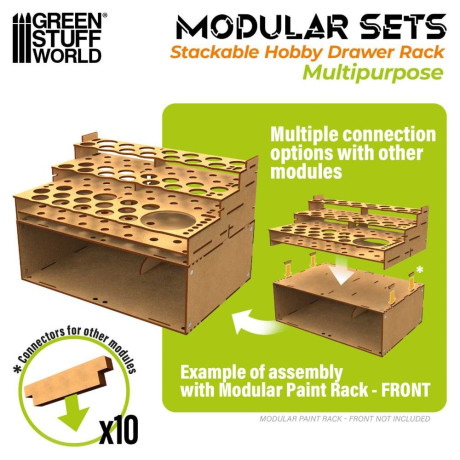 Rakásolható, nyitott tárolómodul mágnesekkel | RCsvet