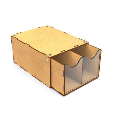 Fél tárolómodul 2 függőleges fiókkal | RCsvet