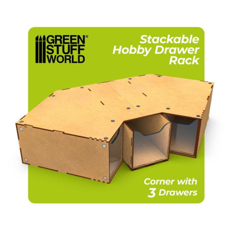 Rakásolható sarokmodul 3 fiókkal | RCsvet