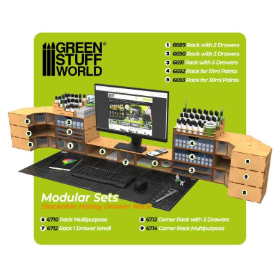 Rakásolható sarokmodul – üres | RCsvet