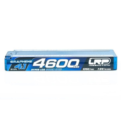 HV Hyper LCG Stock Spec GRAPHENE-4.1 4600mAh Hardcase Aku - 7.6V LiPo - 135C/65C