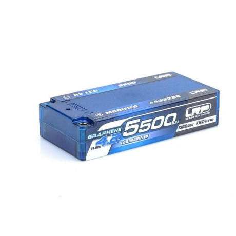 HV Ultra LCG Modified Shorty GRAPHENE-4.2 5500mAh Hardcase aku - 7.6V LiPo - 130C/65C