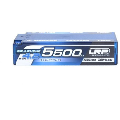 HV Ultra LCG Modified Shorty GRAPHENE-4.2 5500mAh Hardcase aku - 7.6V LiPo - 130C/65C