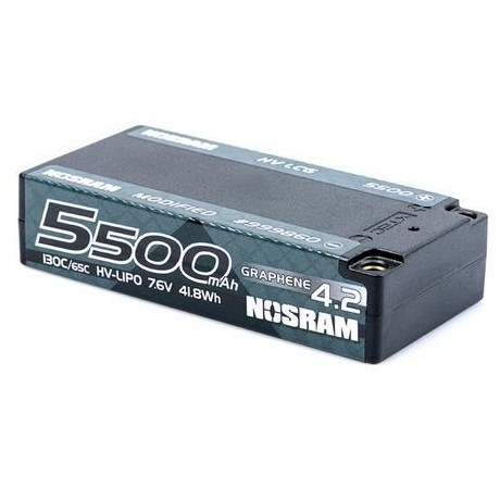 HV Ultra LCG Modified Shorty GRAPHENE-4.2 5500mAh Hardcase aku - 7.6V LiPo - 130C/65C