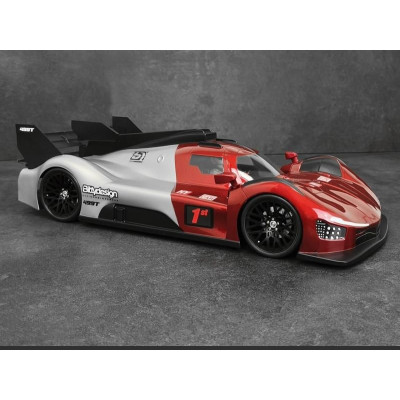 Karoserie čirá 499T Hypercar 1/10 190mm pro Tamiya TT-02, lehká