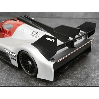 Set doplňků pro karoserii 499T LMH (interiér s helmou, paraboly světel a zadní difuzor)