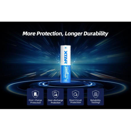 Újratölthető akkumulátor LI-ION 18650 3500 mAh, 1 db.