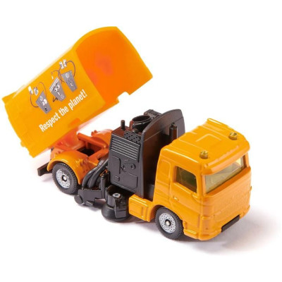 SIKU Blister - zametací a popelářský vůz, komunální set