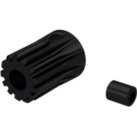 3,2 mm-es tengelyen lévő, 13 fogú, Arrma fogaskerék és 50.8DP (0,5 mm) fogaskerék modul RC autómodellekhez. Edzett acélból készült. CNC megmunkált. M3 x 4 mm-es rögzítőcsavar.