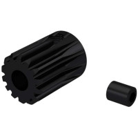 3,2 mm-es tengelyen lévő, 14 fogú, Arrma fogaskerék és 50.8DP (0,5 mm) fogaskerék modul RC autómodellekhez. Edzett acélból készült. CNC megmunkált. M3 x 4 mm-es rögzítőcsavar.