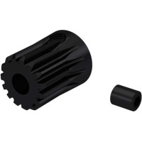 3,2 mm-es tengelyen lévő Arrma fogaskerék 15 foggal és 50.8DP (0,5 mm) fogaskerék modullal RC autómodellekhez. Edzett acélból készült. CNC megmunkált. M3 x 4 mm-es rögzítőcsavar.