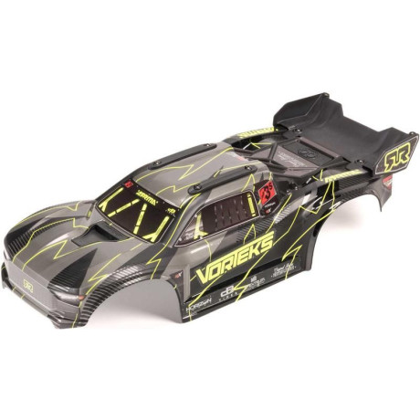 Arrma karosérie bezsponková Vorteks 2WD 1:10 žlutá/černá