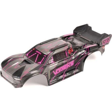 Arrma karosérie bezsponková Vorteks 2WD 1:10 růžová/černá