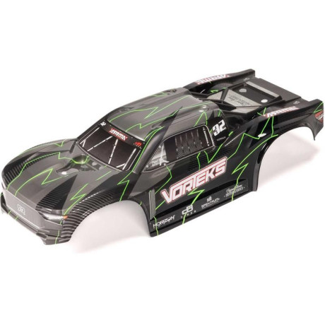 Arrma karosérie bezsponková Vorteks 2WD 1:10 zelená/černá