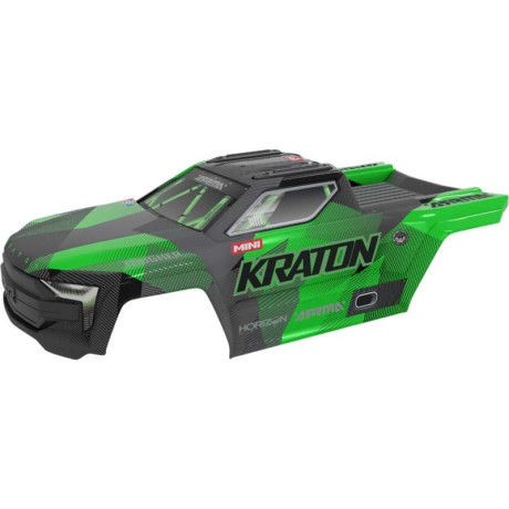 Arrma karosérie černá/zelená: Mini Kraton