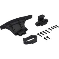 Arrma Mini 1:16 (Mini Kraton) RC autómodellek alkatrésze: alsó első/hátsó lökhárító. Rögzítőcsavarokkal együtt.