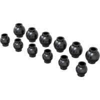 Arrma Mini 1:16 (Mini Kraton) RC autómodellek alkatrésze: acélgolyós csapszegek. Kormánygolyók (6 db), 7x7,5x2,5 mm-es golyók (6 db).