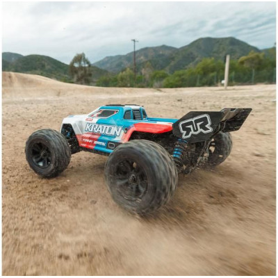 Arrma Mini Kraton 3S DSC BLX 1:16 4WD RTR červená/modrá
