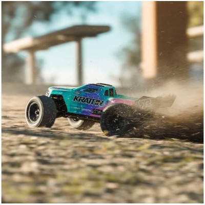 Arrma Mini Kraton 3S DSC BLX 1:16 4WD RTR tyrkysová/růžová