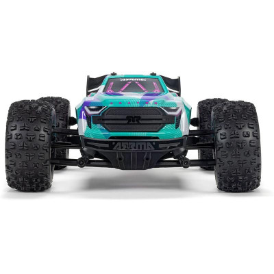 Arrma Mini Kraton 3S DSC BLX 1:16 4WD RTR tyrkysová/růžová