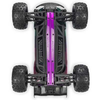 Arrma Mini Kraton 3S DSC BLX 1:16 4WD RTR tyrkysová/růžová