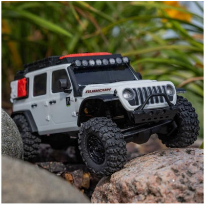 Axial SCX30 Jeep Wrangler JLU 4WD 1:30 RTR bílý