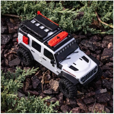 Axial SCX30 Jeep Wrangler JLU 4WD 1:30 RTR bílý