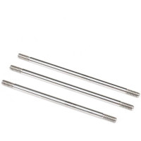 Axial SCX10 III HP RC modellautó alkatrész: 4 mm-es első tengely összekötő rúd (2x alsó 97 mm, 1x felső 88 mm).