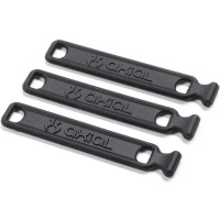 Alkatrész Axial SCX30 RC autómodellekhez: akkumulátor rögzítőszalag (3).