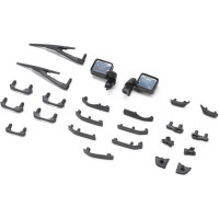 Alkatrész Axial SCX30 RC autómodellekhez: Jeep Wrangler JLU karosszériaelemek.