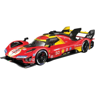 Bburago Ferrari 499P 1:18 NO50 24h Le Mans Champion 2024 (hard case)