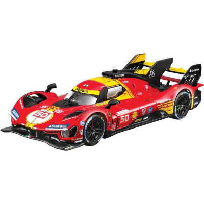 Bburago Ferrari 499P 1:43 NO50 24h Le Mans Champion 2024 (hard case)