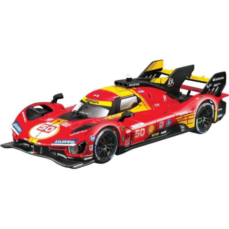 Bburago Ferrari 499P 1:43 NO50 24h Le Mans Champion 2024 (hard case)